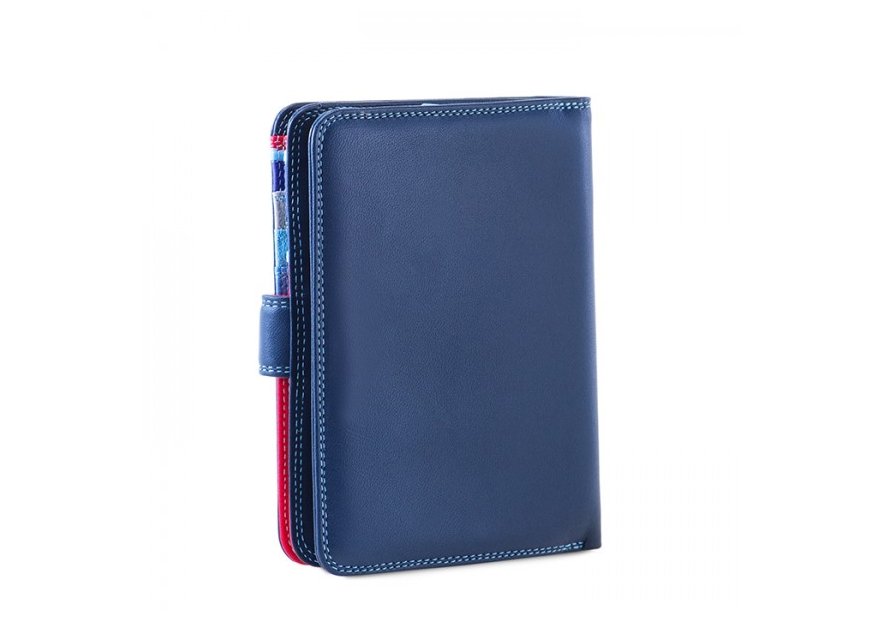 mywalit 229 - CUIR DE VEAU - ROYAL - 127 portefeuille à bouton-pression grand format Portefeuilles
