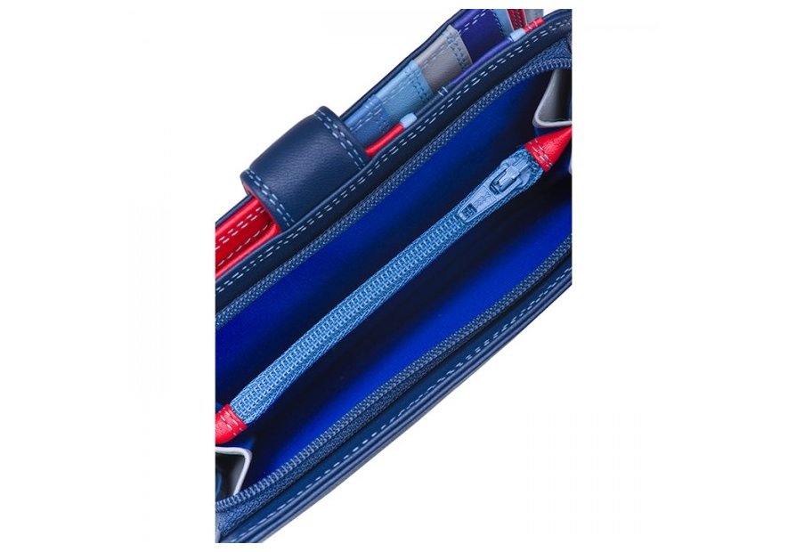 mywalit 229 - CUIR DE VEAU - ROYAL - 127 portefeuille à bouton-pression grand format Portefeuilles