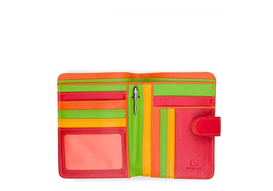 mywalit 229 - CUIR DE VEAU - JAMAICA - 1 portefeuille à bouton-pression grand format Portefeuilles