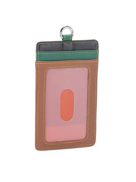 mywalit 1273 - CUIR DE VEAU - BOSCO - 17 porte carte avec cordon Porte-cartes