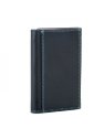 mywalit 4511 - CUIR DE VEAU - BLACK/PACE portefeuille rfid à trois volets portefeuille-homme