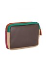 mywalit 1265 - CUIR DE VEAU - BOSCO porte-monnaie à double zip en cuir petit format porte-monnaie-femme