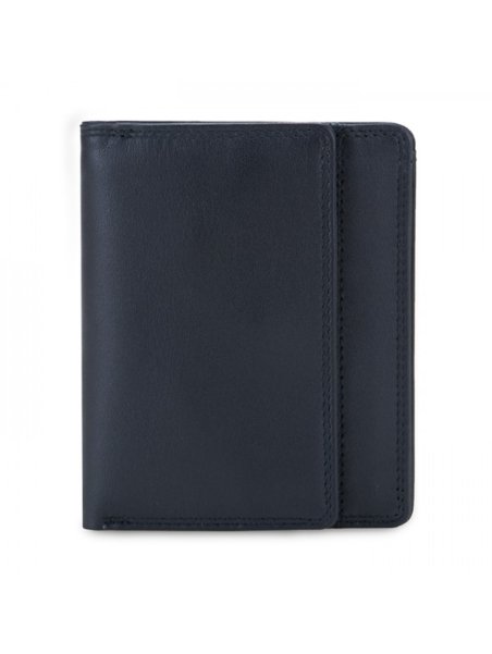 mywalit 4513 - CUIR DE VEAU - NOIR - 3 portefeuille rfid avec porte-monnaie plat Portefeuilles