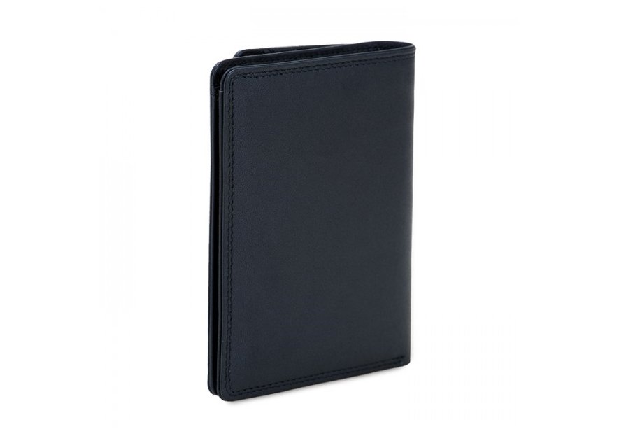 mywalit 4513 - CUIR DE VEAU - NOIR - 3 portefeuille rfid avec porte-monnaie plat Portefeuilles