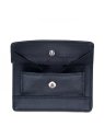 mywalit 4513 - CUIR DE VEAU - NOIR portefeuille rfid avec porte-monnaie plat portefeuille-homme