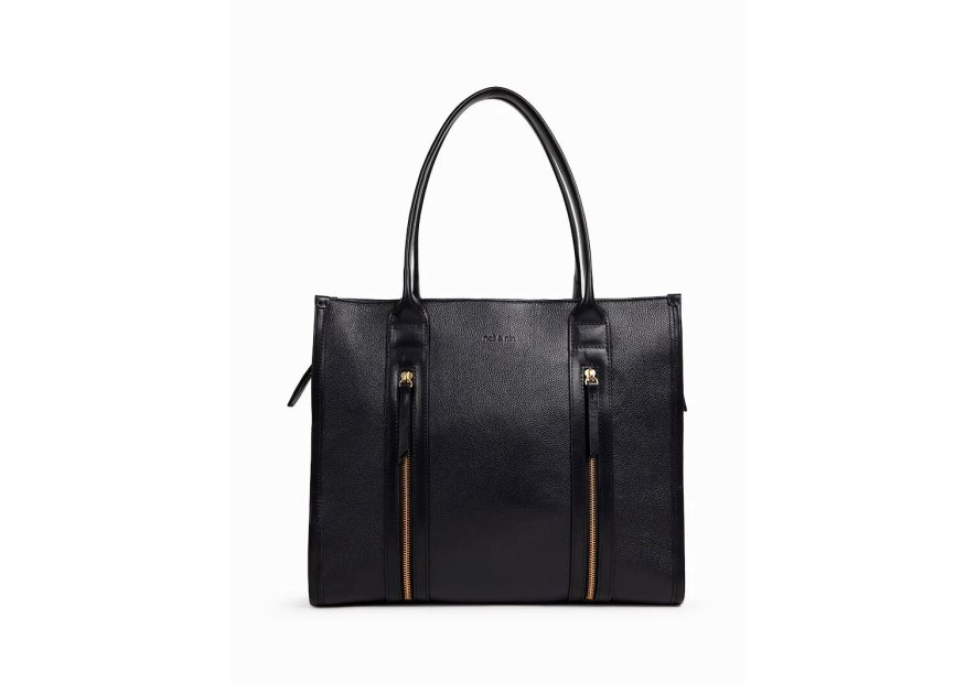 Nat & Nin OPERA. - CUIR DE VACHETTE FINITI cabas porté épaule Sac business