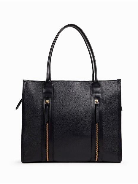 Nat & Nin OPERA. - CUIR DE VACHETTE FINITI cabas porté épaule sac-a-main-shopping-toile-ou-cuir