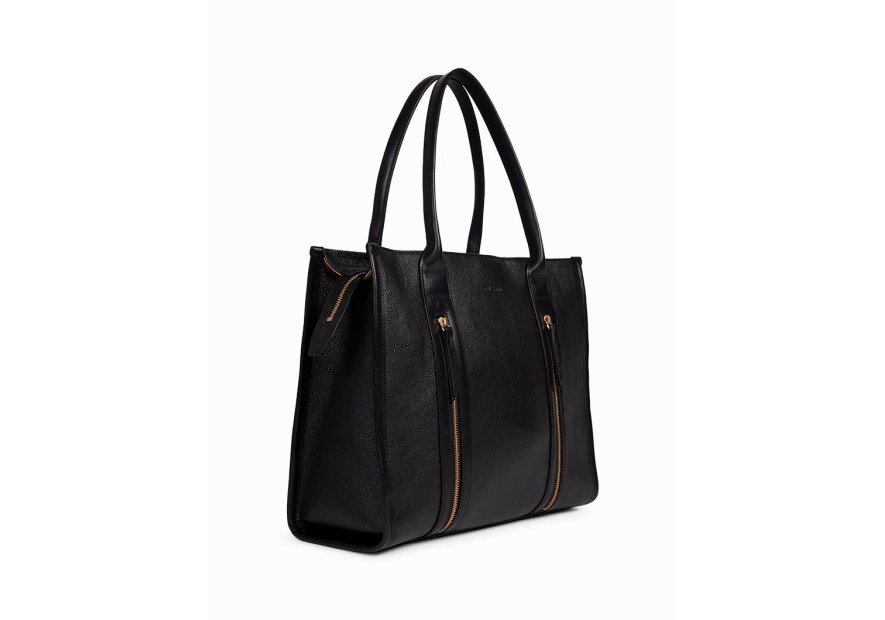 Nat & Nin OPERA. - CUIR DE VACHETTE FINITI cabas porté épaule Sac business
