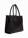 Nat & Nin OPERA. - CUIR DE VACHETTE FINITI cabas porté épaule sac-a-main-shopping-toile-ou-cuir