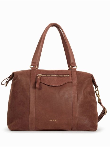 Nat & Nin THYLANE - CUIR DE VACHETTE - CAC sac cabas grand format thylane nat&nin sac-a-main-shopping-toile-ou-cuir
