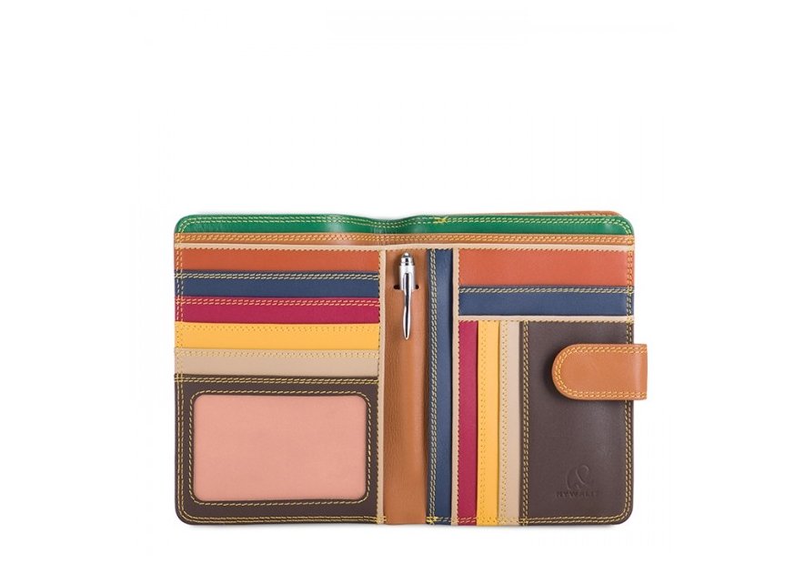 mywalit 229 portefeuille à bouton-pression grand format pmpb