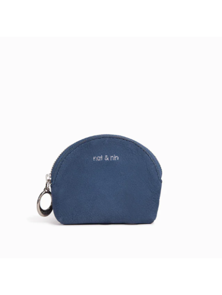 Nat & Nin YURI - CUIR DE VACHETTE - MARINE porte-monnaies Porte-monnaie