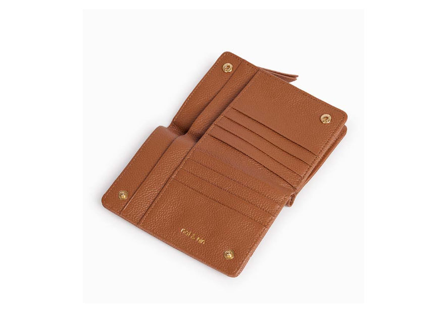 Nat & Nin ISIS - CUIR DE VACHETTE FINITION porte monnaie/porte billets Portefeuilles
