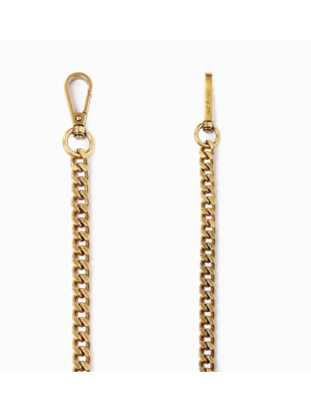 Nat & Nin JILL - MÉTAL - DORÉ bandoulière Accessoires