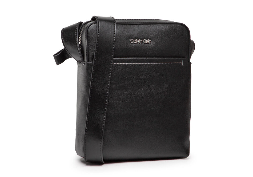 Calvin Klein K508671 - CUIR DE VACHETTE - NOI calvin klein-natural-sac homme s Sacs bandoulière/Sacoches