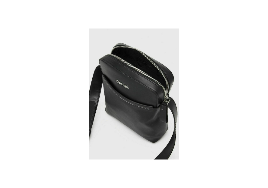Calvin Klein K508671 - CUIR DE VACHETTE - NOI calvin klein-natural-sac homme s Sacs bandoulière/Sacoches