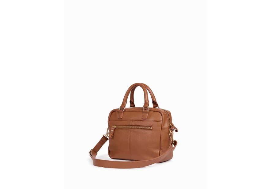 Nat & Nin MINI MACY - CUIR DE VACHETTE FIN mini macy porté travers Sac business