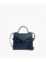 Le Tanneur TEMI1014 - CUIR DE VACHETTE - CR sac à main double rabat taille m sacs-a-mains