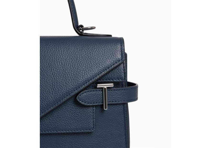 Le Tanneur TEMI1014 - CUIR DE VACHETTE - CR sac à main double rabat taille m Sac business