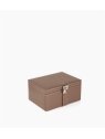 Le Tanneur TBJ7323 - CUIR DE VACHETTE - TAU grand coffret bijoux miroir coffret-bijoux