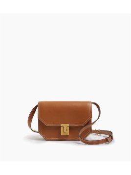 Le Tanneur TROS1200 petit sac bandoulière en cuir lisse rose Sacs à mains