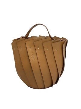 boldrini 07371 - CUIR DE VACHETTE - NATUR sac seau en lame de cuir boldrini Sacs à mains