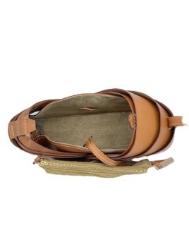 boldrini 07327 petit sac porté travers ouverture lame de cuir Sacs à mains