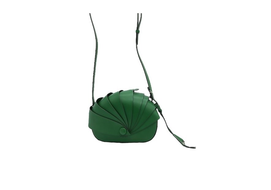 boldrini 07327 - CUIR DE VACHETTE - AVOCA petit sac porté travers ouverture lame de cuir Sac business