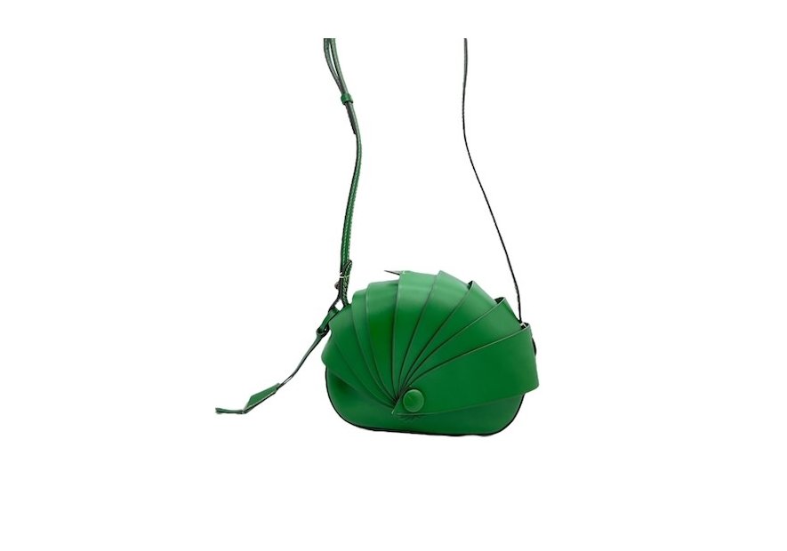 boldrini 07327 - CUIR DE VACHETTE - AVOCA petit sac porté travers ouverture lame de cuir Sac business