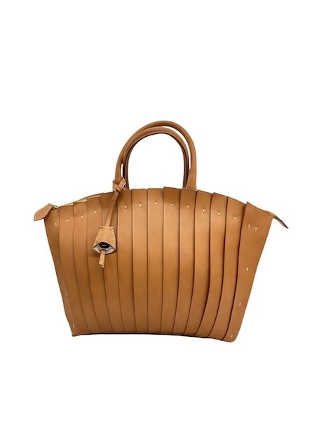 boldrini 07392 - CUIR DE VACHETTE - NATUR sac cabas en lame de cuir sacs-a-mains