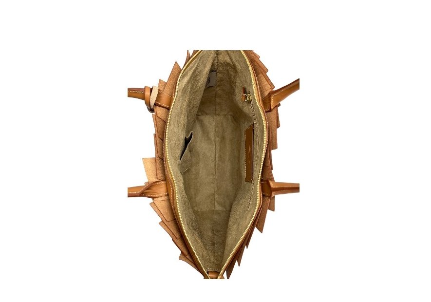 boldrini 07392 - CUIR DE VACHETTE - NATUR sac cabas en lame de cuir Sacs à mains