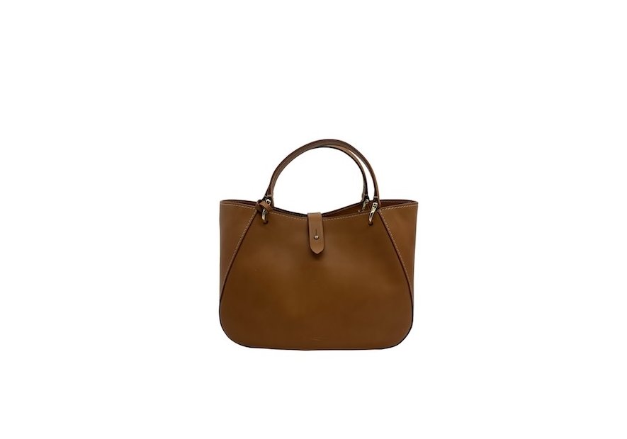 boldrini 06850 - CUIR DE VACHETTE - NATUR petit cabas en cuir Sacs à mains