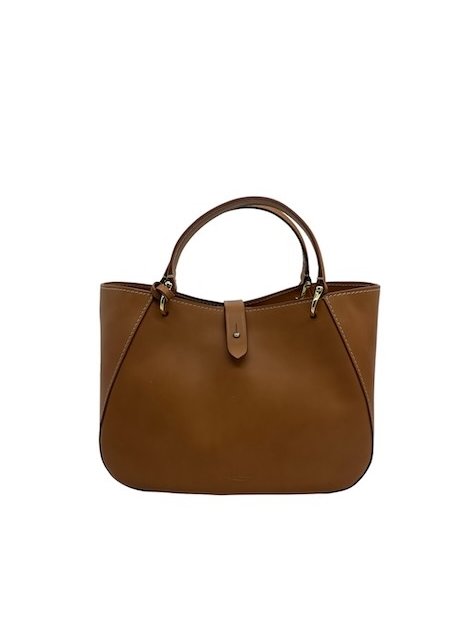 boldrini 06850 - CUIR DE VACHETTE - NATUR petit cabas en cuir sacs-a-mains