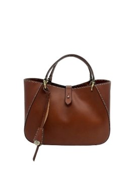 boldrini 06850 - CUIR DE VACHETTE - GOLDE petit cabas en cuir Sacs à mains