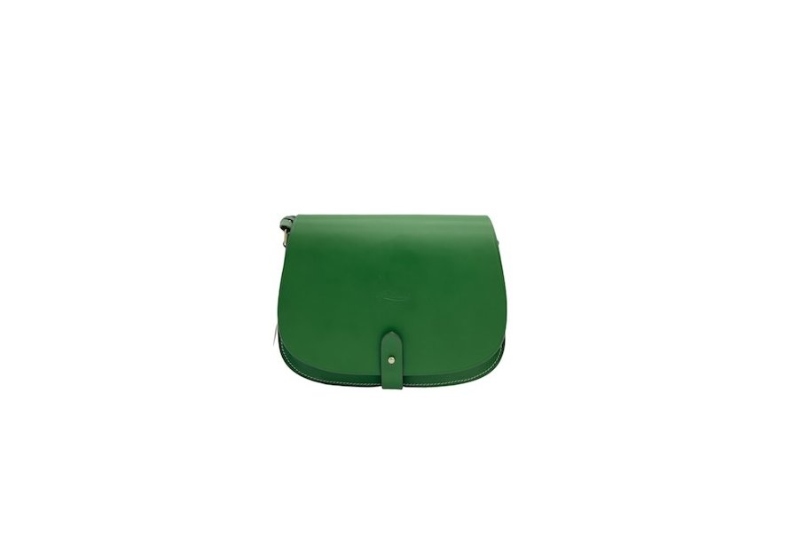 boldrini 07476 - CUIR DE VACHETTE - AVOCA sac rabat porté travers en cuir Sac business