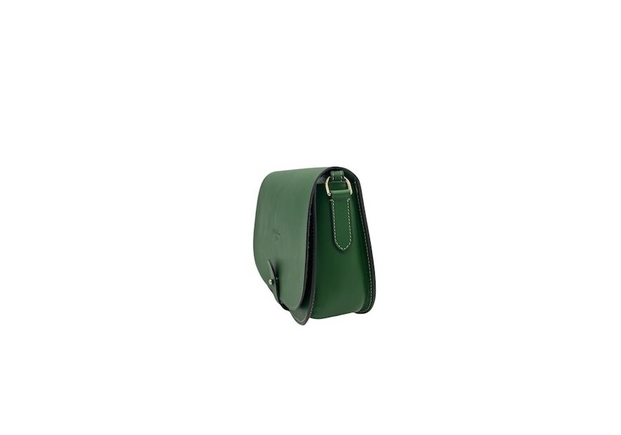 boldrini 07476 - CUIR DE VACHETTE - AVOCA sac rabat porté travers en cuir Sac business