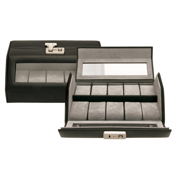 Steinmann 3107 - CUIR DE VACHETTE - NOIR coffret montres coffrets-a-bijoux