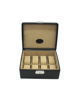 Steinmann 3679 - POLYURÉTHANE - NOIR windrose - merino - coffret 8 montres