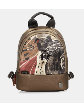 Anekke 39775-185 - POLYURÉTHANE - DORÉ sac à dos de ville Sac business