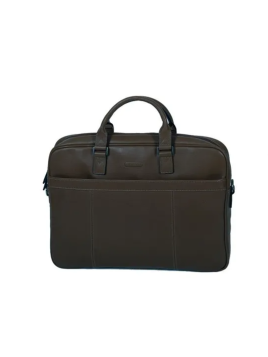 Katana 69356 - CUIR DE VACHETTE - CHOCO katana jo grainée porte documents 17" Porte-documents