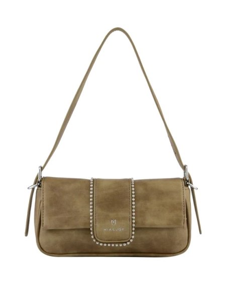 MIA &  JOY MJ2058 - POLYURÉTHANE - KAKI sac porté épaule à rabat Sac business