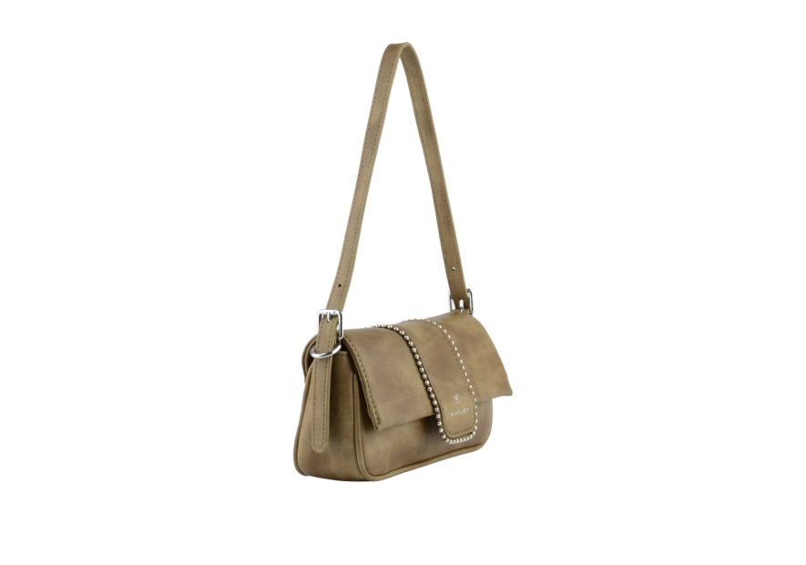 MIA &  JOY MJ2058 - POLYURÉTHANE - KAKI sac porté épaule à rabat Sac business