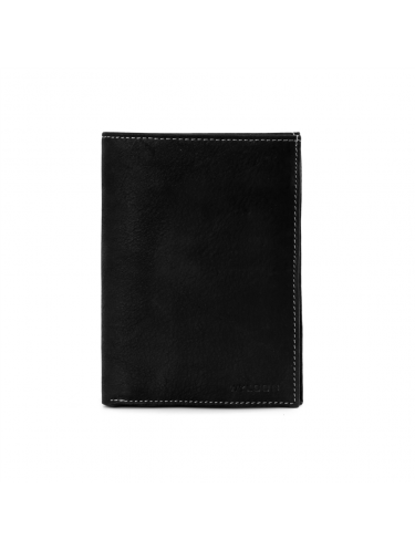 Wylson W8190-9 - CUIR DE VACHETTE - NOI wyslon-rio-portefeuile 2 volets portefeuille-homme