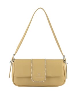 MIA &  JOY MJ2058 - POLYURÉTHANE - BEIGE sac porté épaule à rabat Sac business