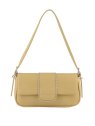 MIA &  JOY MJ2058 - POLYURÉTHANE - BEIGE sac porté épaule à rabat sacs-a-mains