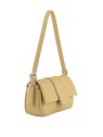 MIA &  JOY MJ2058 - POLYURÉTHANE - BEIGE sac porté épaule à rabat sacs-a-mains