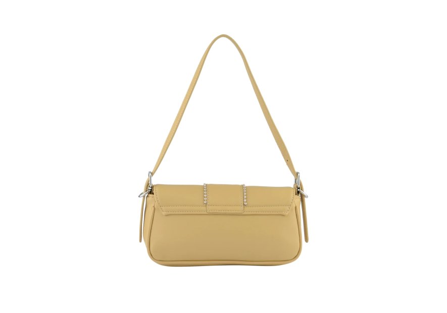 MIA &  JOY MJ2058 - POLYURÉTHANE - BEIGE sac porté épaule à rabat Sac business