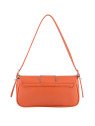 MIA &  JOY MJ2058 - POLYURÉTHANE - ORANGE sac porté épaule à rabat sacs-a-mains