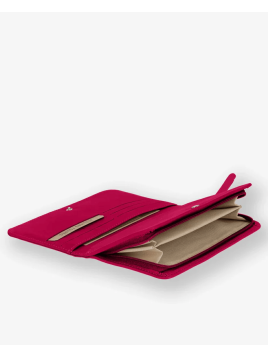 Les Ateliers Foures B64 - CUIR DE VACHETTE - HIBISCU portefeuille compagnon baroudeuse fourès pmpb femme