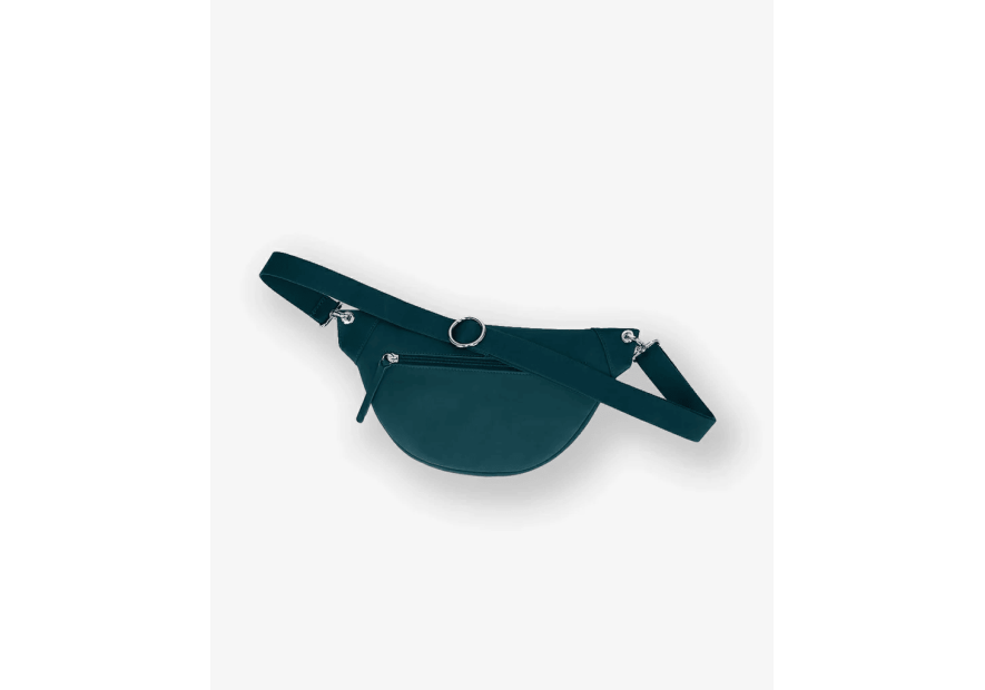 Les Ateliers Foures B125 - CUIR DE VACHETTE - PAON sac banane atalante medium banane